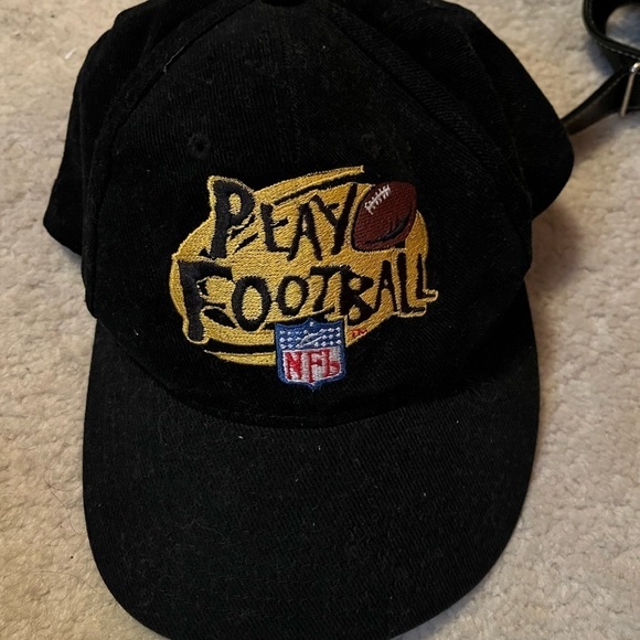 Logo Athletic Other - Vintage NFL Play Football Splash Logo 7 Black Snapback Hat